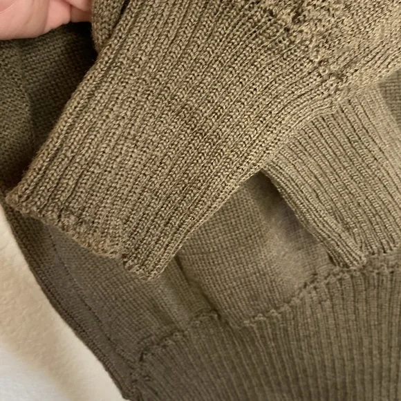 Perfect Knitting Mills Men’s Military 100% Wool Sweater Size L